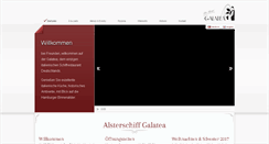 Desktop Screenshot of alsterschiff-galatea.com