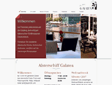 Tablet Screenshot of alsterschiff-galatea.com